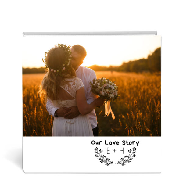 eksofyllo photobook our love story Εξώφυλλο Photobook «Our Love Story» για άλμπουμ γάμου