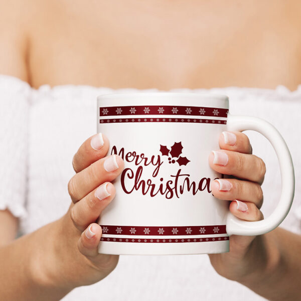 xristougenniatiki koupa Χριστουγεννιάτικη κούπα MyAlbum με σχέδιο.