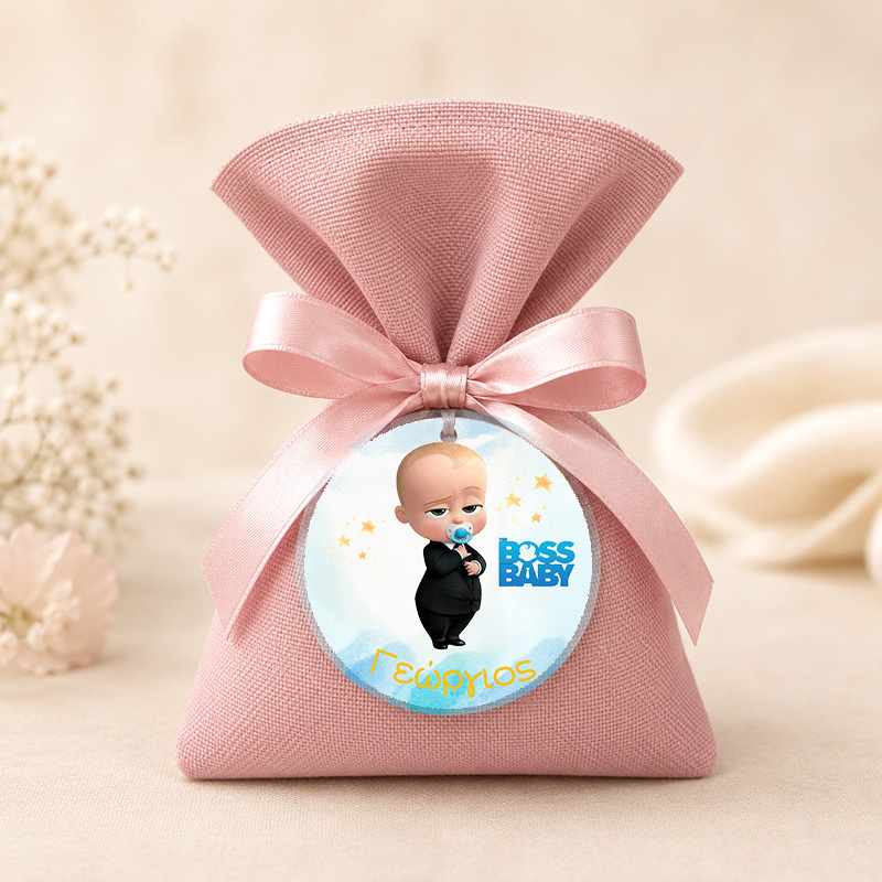 1018bob Baby Boss 2mpomponieres baftisis myalbum wooden koritsi agori pougi