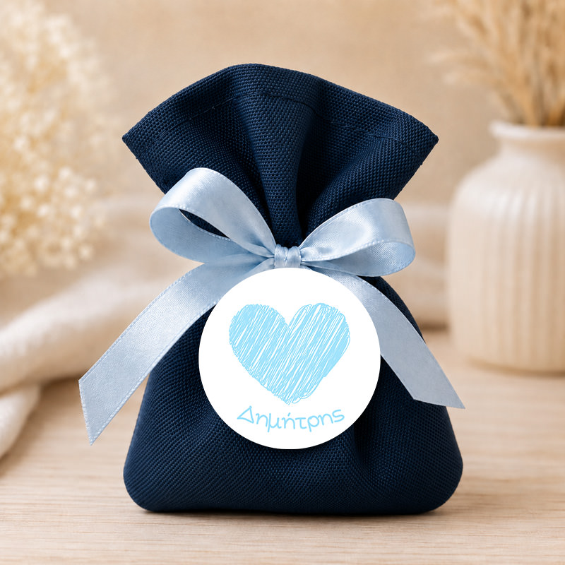 1021bob Blue Heart 1mpomponieres baftisis myalbum wooden koritsi agori pougi