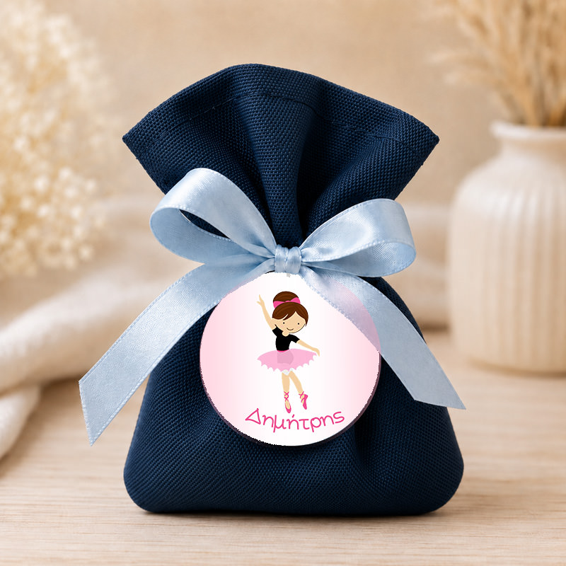 1025bob Little Ballerina 1mpomponieres baftisis myalbum wooden koritsi agori pougi