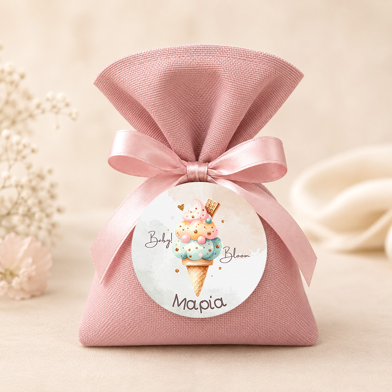 1078bob Ice Cream 2mpomponieres baftisis myalbum wooden koritsi agori pougi