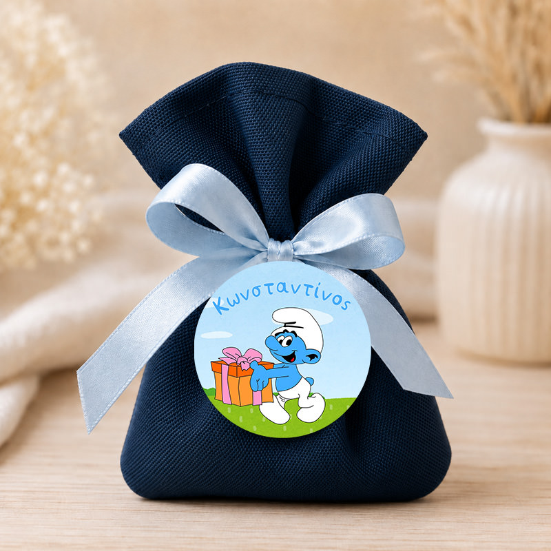 1127bob Little Smurf 1mpomponieres baftisis myalbum wooden koritsi agori pougi